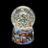 Snow Globe Illuminated Christmas Tree