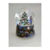 Snow Globe Illuminated Christmas Tree