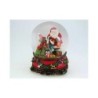 Snow Globe Santa with Bear and Presents