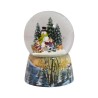 Snow Globe Building a Snowman