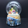 Snow Globe Building a Snowman