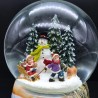 Snow Globe Building a Snowman