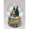 Snow Globe Building a Snowman