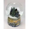 Snow Globe Building a Snowman
