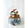 Snow Globe Santa Aeroplane