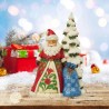 Jim Shore Santa by Tree with Toy Sack Figurine