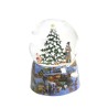 Snow Globe Illuminated Christmas Tree