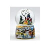 Snow Globe Family with Sleigh