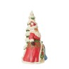 Jim Shore Santa by Tree with Toy Sack Figurine