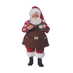 Santa Figures Choose from Baking, Workshop or Bedtime Approx 28 cm