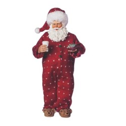 Santa Figures Choose from Baking, Workshop or Bedtime Approx 28 cm