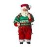 Santa in Cosy Christmas Jumper Figure 28 cm of Festive Charm