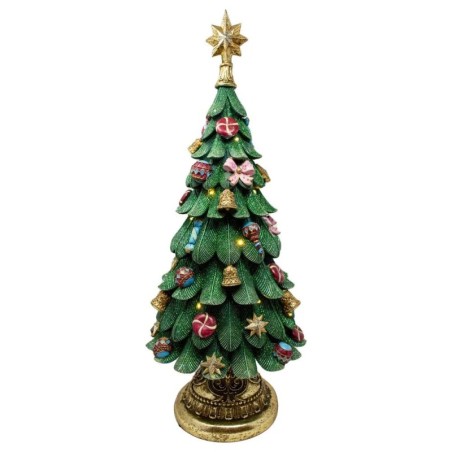 Elegant Light Up Decorated Christmas Tree 60 Cm Centrepiece