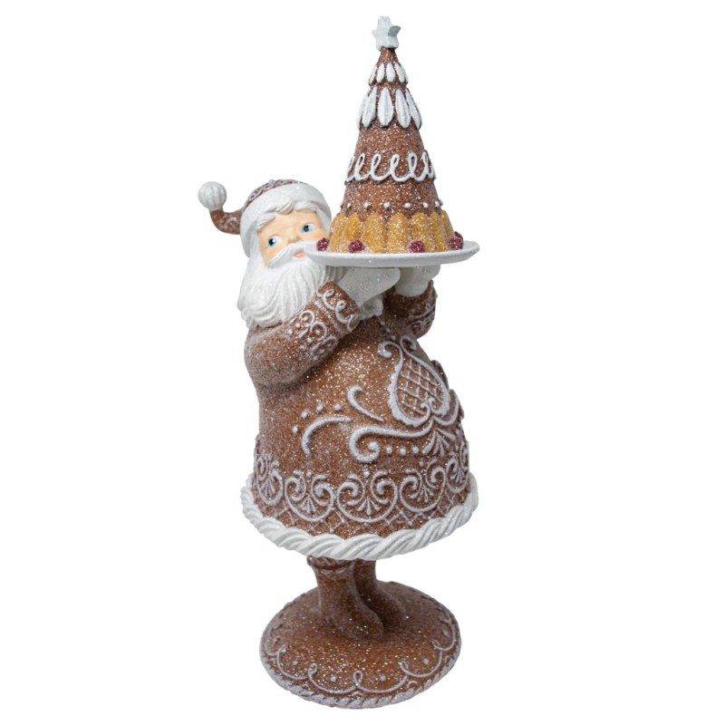 Gingerbread Santa Claus Figure 44 cm of Festive Charm