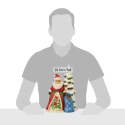 Jim Shore Santa by Tree with Toy Sack Figurine