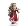 Red and Gold Santa Claus Figures Choice of 2 Christmas Decorations