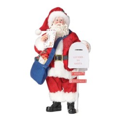 Postal Santa Claus Figure 28cm Christmas Decoration