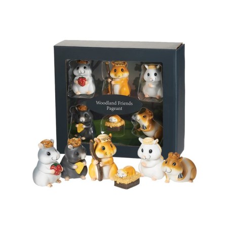 Hamster Nativity Set for UK Christmas Tabletop Displays