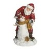 Santa Building Snowman Figurine 28cm