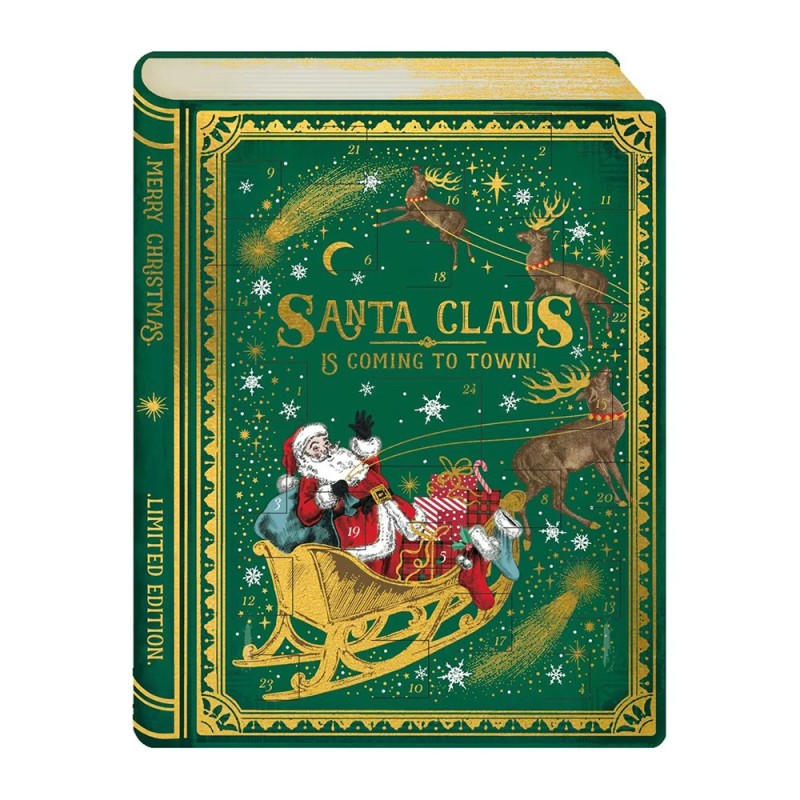 Santa Claus Is Coming To Town UK Advent Calendar 39cm
