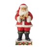 Jim Shore Santa with Robin in Hands Figurine