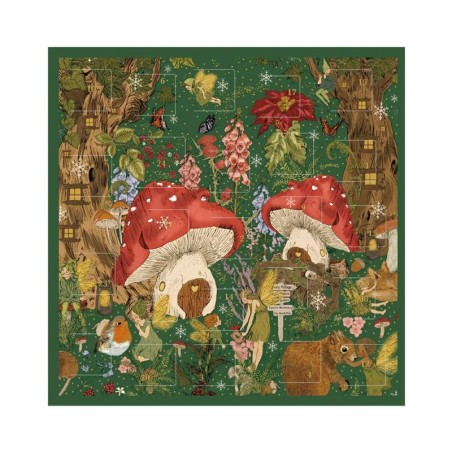 Magical Fairy Garden Advent Calendar Card For Christmas UK