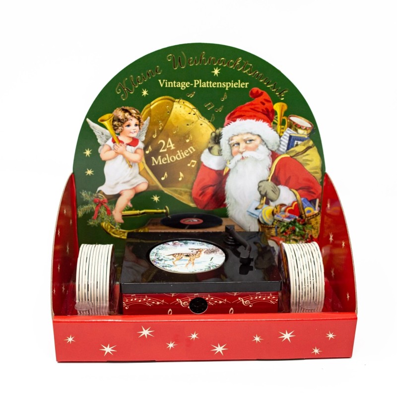Vintage Gramophone Christmas Advent Calendar