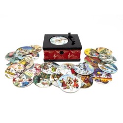Vintage Gramophone Christmas Advent Calendar
