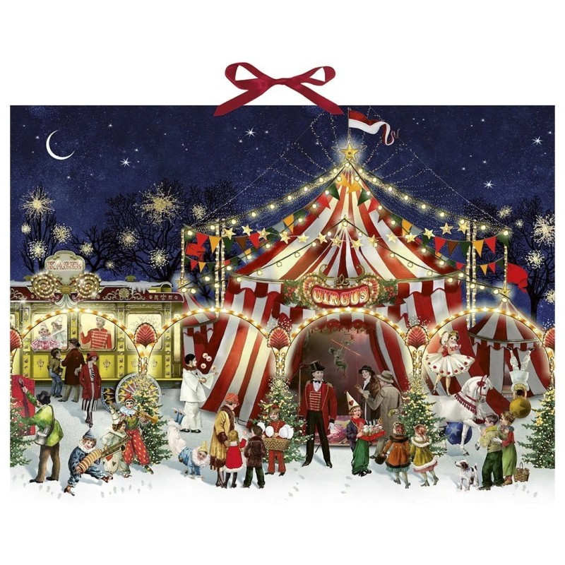 Large Christmas Circus Advent Calendar UK Gift Edition