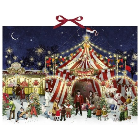 Large Christmas Circus Advent Calendar UK Gift Edition