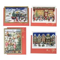 Victorian Christmas Advent Card