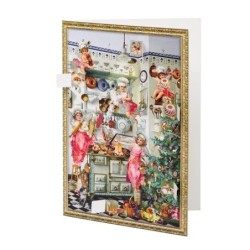 Victorian Christmas Advent Card