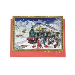 Victorian Christmas Advent Card