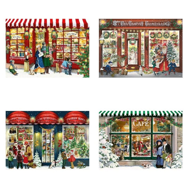 UK Christmas Shopping Advent Card