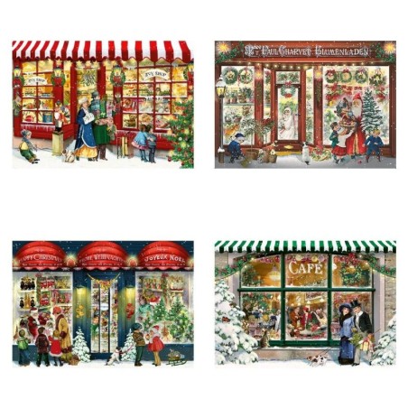 UK Christmas Shopping Advent Card