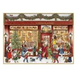 The Chocolate Shop Advent Calendar A4 UK Christmas Gift