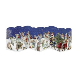 UK Victorian Fanfold Advent Calendar Cards Choice 4 Designs