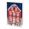 Christmas House Advent Cards Choice of Four Designs With 24 Doors