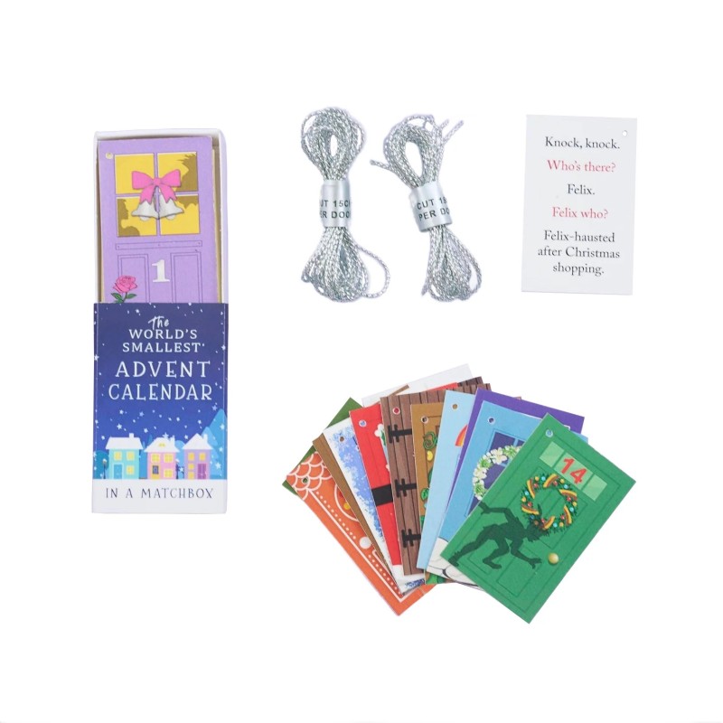 Worlds Smallest Advent Calendar In A Matchbox UK Edition