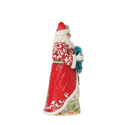 Jim Shore Santa with Sisal Wreath