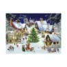 Village On The Hill Advent Calendar A4 30cm UK Edition