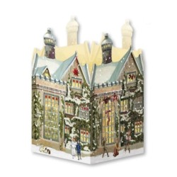 3D Standing Lantern Advent Cards UK Illuminated 4 Designs