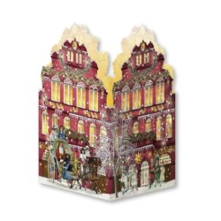 3D Standing Lantern Advent Cards UK Illuminated 4 Designs