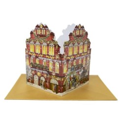 3D Standing Lantern Advent Cards UK Illuminated 4 Designs