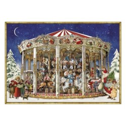 The Christmas Carousel Advent Calendar A4 UK Edition
