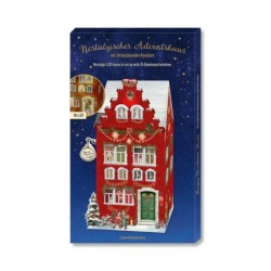 UK Lighted 3D Christmas House Advent Calendar Gift