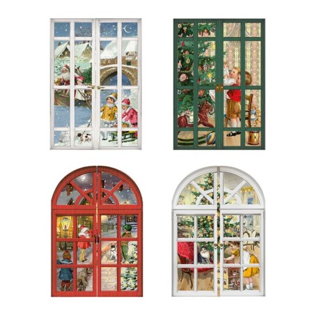 Opening Window Advent Card UK Christmas Cards