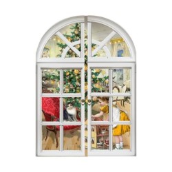 Opening Window Advent Card UK Christmas Cards