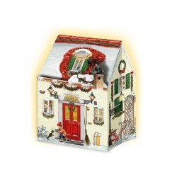 Christmas House Advent Lantern Cards Four Magical Designs