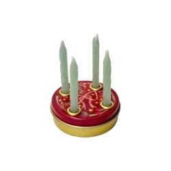 Mini Advent Candle Wreaths 5cm Choice of 2 Designs